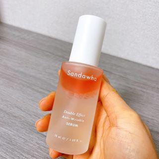 산다화 더블 이펙트 안티 링클 세럼 50ml — 5점을 준 리뷰어가 2021년 11월 올린 사용 사진