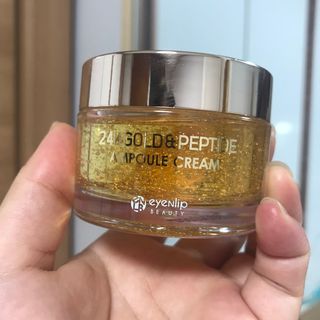 아이앤립 / EYENLIP 아이앤립 24K 골드 N 펩타이드 앰플 크림 — 5점을 준 리뷰어가 2021년 5월 올린 사용 사진