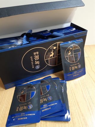 광동생활건강 [광동] 바르게 만든 녹용, 광동정녹청 — 5점을 준 리뷰어가 2021년 11월 올린 사용 사진
