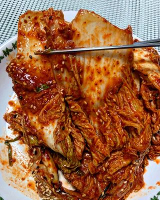 셰프애찬 알배기 겉절이 김치 1kg — 5점을 준 리뷰어가 2022년 11월 올린 사용 사진