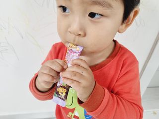 다나음 180도 칼슘젤리+아연면역젤리 — 5점을 준 리뷰어가 2022년 1월 올린 사용 사진