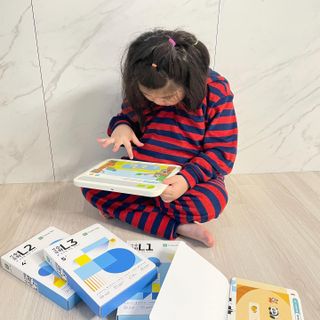 크레타탭 차세대 사고력 유아수학 학습기 페이퍼 태블릿 — 5점을 준 리뷰어가 2023년 12월 올린 사용 사진
