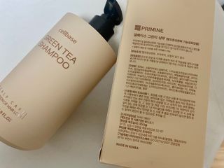 프리마인 더이상 뻣뻣하고 효과없는 탈모샴푸는 NO. 근본부터 케어하는 셀베이스 그린티샴푸(500ml) — 5점을 준 리뷰어가 2023년 4월 올린 사용 사진
