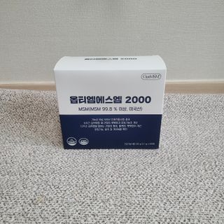 바른비타민 옵티엠에스엠2000 1박스 60포 관절 연골 복합건강기능식품 — 5점을 준 리뷰어가 2021년 6월 올린 사용 사진