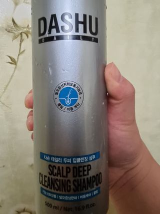 다슈코리아 다슈 데일리 두피 딥 클렌징 샴푸 500ml — 4점을 준 리뷰어가 2021년 2월 올린 사용 사진