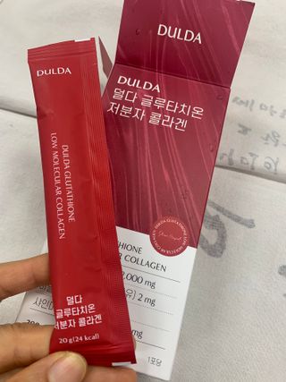 [덜다] 글루타치온 저분자 콜라겐 (20g x 15포) — 5점을 준 리뷰어가 2023년 8월 올린 사용 사진