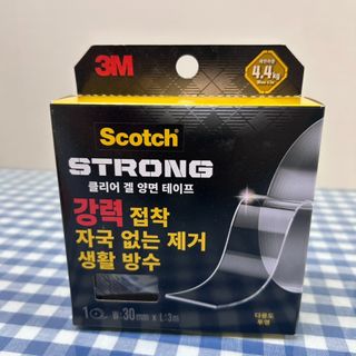 3M 스카치 초강력 클리어겔 실리콘 아크릴 양면테이프 30mmx3m 1개 — 5점을 준 리뷰어가 2025년 7월 올린 사용 사진