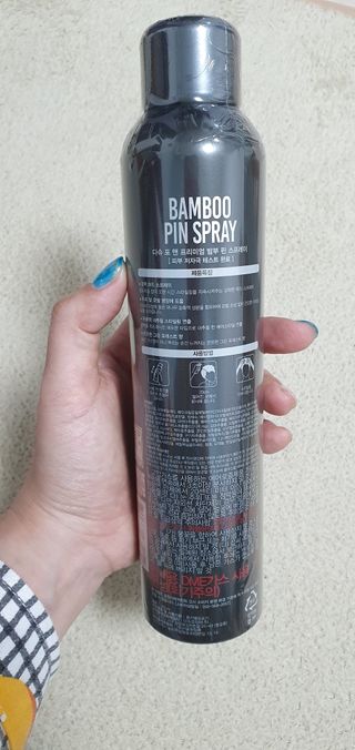 다슈코리아 다슈 포 맨 프리미엄 밤부 핀 스프레이 300ml — 3점을 준 리뷰어가 2021년 1월 올린 사용 사진