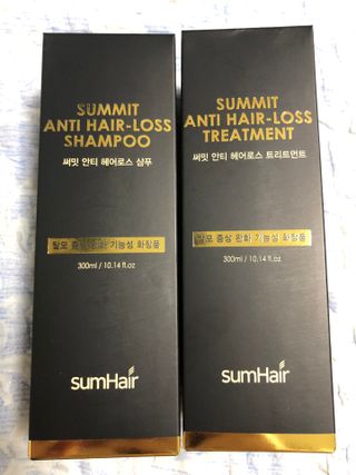 썸헤어 / SUMHAIR 썸헤어  써밋 안티 헤어로스 샴푸+트리트먼트 — 5점을 준 리뷰어가 2021년 6월 올린 사용 사진