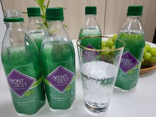몽베스트 Montbest with Sparkling water Lime20병 — 5점을 준 리뷰어가 2021년 10월 올린 사용 사진
