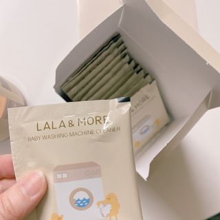 라라앤모어 유아 액체세제+세탁기클리너 — 5점을 준 리뷰어가 2022년 3월 올린 사용 사진