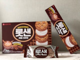 롯데제과 롯샌 카페크런치 — 5점을 준 리뷰어가 2021년 10월 올린 사용 사진