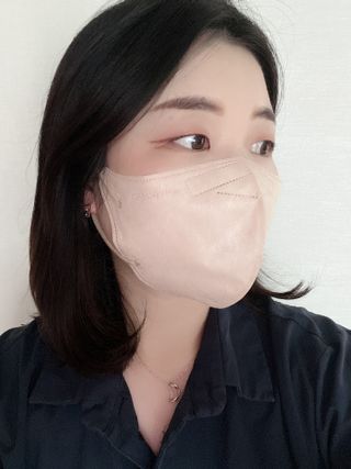 [애니가드] 셋업 메베마스크라이트  (대형 4컬러 + 중형 4컬러) — 5점을 준 리뷰어가 2022년 6월 올린 사용 사진