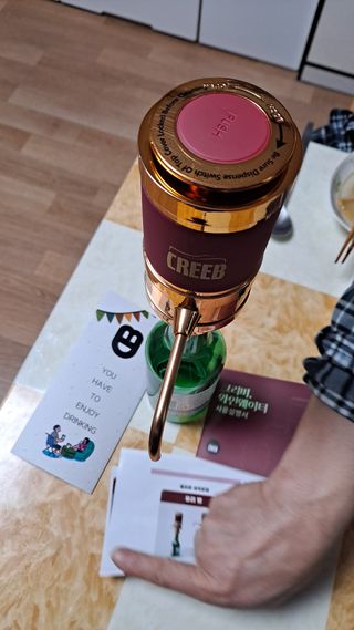 와인웨이터 당신은 별을 마시고있소, 크리비 와인 디스펜서 — 5점을 준 리뷰어가 2023년 1월 올린 사용 사진