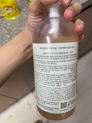 심플리오리빙 어니스트 주방세제 본품 500ml + 리필 900ml (코코넛향) — 5점을 준 리뷰어가 2022년 6월 올린 사용 사진