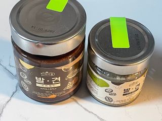 진테이블 발.견 스프레드  오리지널믹스 90g + 카카오스윗믹스 90g 2종 세트 — 3점을 준 리뷰어가 2022년 8월 올린 사용 사진