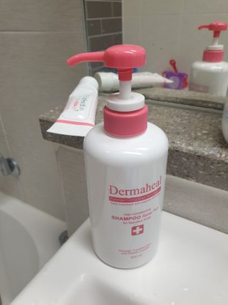 더마힐 헤어 컨디셔닝 샴푸 릴렉스 500ml — 5점을 준 리뷰어가 2021년 1월 올린 사용 사진