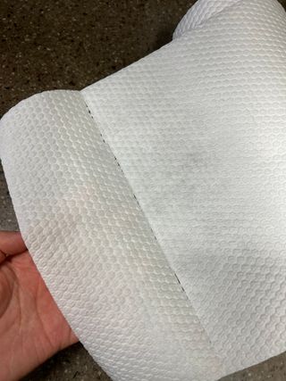 부직포나라 중금속유해물질ZERO 뜯어쓰는 주방 일회용수세미 60매 2매 — 5점을 준 리뷰어가 2022년 10월 올린 사용 사진