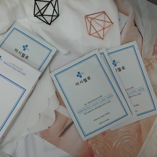 닥터마시멜로 닥터마스멜로 마블러스 아쿠아 클리닉 마스크 — 5점을 준 리뷰어가 2021년 7월 올린 사용 사진