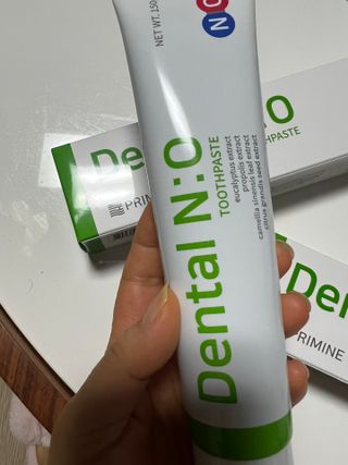프리마인 유해균 뿐만 아니라 유익균까지 씻어내는 치약은 그만, 건강한 구강환경을 만드는 덴탈엔오 — 4.5점을 준 리뷰어가 2022년 1월 올린 사용 사진