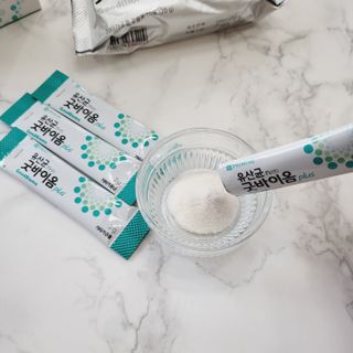 프리마인 유산균 국가지정연구소 선정, 살아있는 생유산균 200억 마리의 힘. 유산균n굿바이옴플러스 — 4점을 준 리뷰어가 2021년 10월 올린 사용 사진