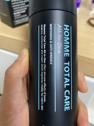 Dr.느루벗 느루벗 옴므 토탈 케어 올인원 118ml 남자 남성 스킨 로션 에센스 크림 화장품 — 5점을 준 리뷰어가 2021년 5월 올린 사용 사진