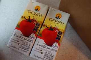도이캄 착즙 완숙 토마토 200ml 12팩 무설탕 태국왕실 기내식주스 — 5점을 준 리뷰어가 2021년 2월 올린 사용 사진