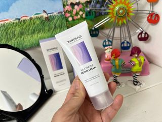 바노바기 코스메틱 바노바기 밀크 씨슬 리페어 세럼 30ml & 크림 50ml — 5점을 준 리뷰어가 2024년 6월 올린 사용 사진