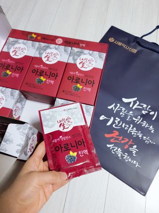 서울약사신협_내몸애생발란스아로니아_70ml x 30포 — 5점을 준 리뷰어가 2021년 7월 올린 사용 사진