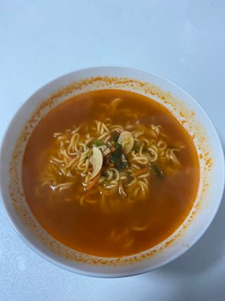 [풀무원] 자연은맛있다 정면, 백면, 홍면  세트 — 4.5점을 준 리뷰어가 2021년 4월 올린 사용 사진