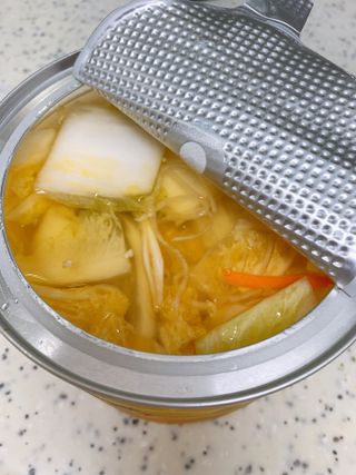 셰프애찬 단호박 백김치 1kg — 5점을 준 리뷰어가 2022년 10월 올린 사용 사진