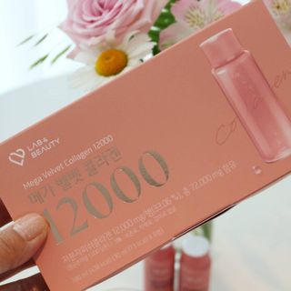 랩앤뷰티 메가 벨벳 콜라겐 12000 — 4점을 준 리뷰어가 2021년 5월 올린 사용 사진