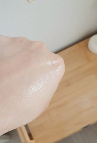 김정문알로에 큐어 큐어 맥시 알로에베라 겔 크림 — 5점을 준 리뷰어가 2021년 2월 올린 사용 사진