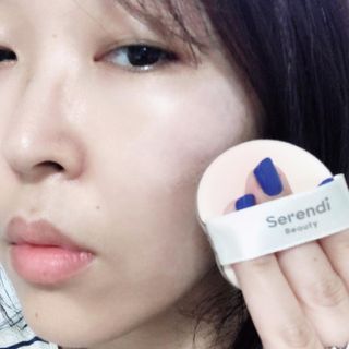 세렌디뷰티 퍼펙트 에어리 커버 쿠션 — 4.5점을 준 리뷰어가 2021년 6월 올린 사용 사진