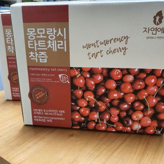 자연에온 몽모랑시 타트체리 착즙 100mL 10개입 2BOX — 4점을 준 리뷰어가 2020년 12월 올린 사용 사진