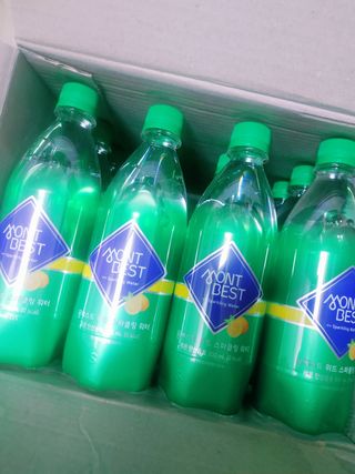 몽베스트 Montbest with Sparkling water Lemon OR Lime 20병(랜덤) — 5점을 준 리뷰어가 2021년 10월 올린 사용 사진
