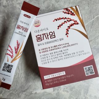 하루 1포로 콜레스테롤, 유산균, 고역가 소화효소까지 한번에 섭취! 다온바이오 홍자임 1개월분(30포) — 4.5점을 준 리뷰어가 2022년 12월 올린 사용 사진