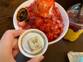 카페 더달달 [카페더달달 ] 빙수 택 1 + 음료 2잔 + 마카롱2개 — 5점을 준 리뷰어가 2021년 7월 올린 사용 사진