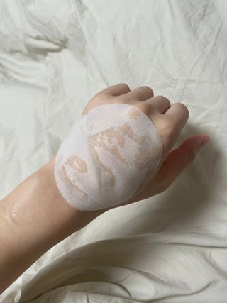 랑벨 랑바이오 블랙 시카 퀵 패드 100매 (3초 쿨링/3분 흡수, 블랙비 프로폴리스/시카 4종 함유, 대용량) — 5점을 준 리뷰어가 2022년 5월 올린 사용 사진