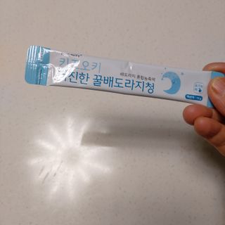 [이뮤니티플러스]우리아이 면역오키, 건강오키 _ 키즈오키 더진한꿀배도라지청 10포 1box — 4점을 준 리뷰어가 2022년 1월 올린 사용 사진