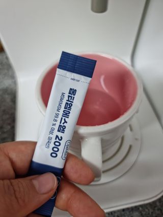 바른비타민 옵티엠에스엠2000 1박스 60포 관절 연골 복합건강기능식품 — 3.5점을 준 리뷰어가 2021년 6월 올린 사용 사진