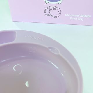유비맘 캐릭터 실리콘 흡착 식판_색상 랜덤발송 — 5점을 준 리뷰어가 2021년 1월 올린 사용 사진