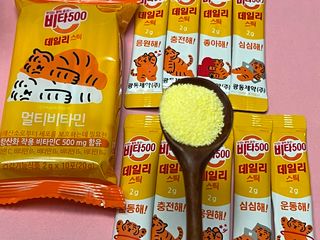 광동제약 [광동] 비타500데일리스틱 70포X2개 + 뚱랑이엽서 + 쇼핑백 증정 — 5점을 준 리뷰어가 2022년 10월 올린 사용 사진