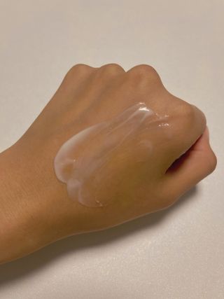산다화 비타민C 화이트닝 크림 — 4.5점을 준 리뷰어가 2023년 10월 올린 사용 사진