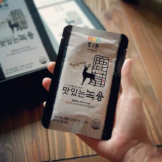 [몸엔용] 과일을 넣어 국산녹용을 맛있게 60ml x 30포 — 4점을 준 리뷰어가 2021년 6월 올린 사용 사진