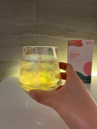 [경남제약헬스케어] 케어플러스 리셋 다이어트 청포도맛 100ml X 5포 (5일분) — 5점을 준 리뷰어가 2023년 5월 올린 사용 사진