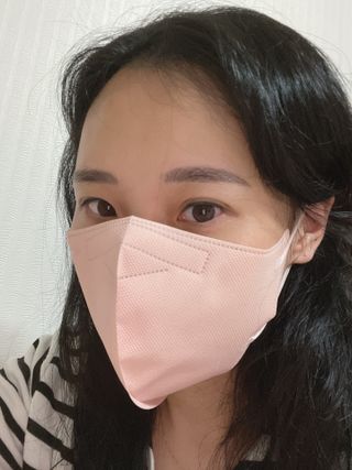 [애니가드] 셋업 메베마스크라이트  (대형 4컬러 + 중형 4컬러) — 5점을 준 리뷰어가 2022년 7월 올린 사용 사진