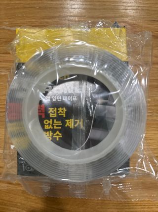 3M 스카치 초강력 클리어겔 실리콘 아크릴 양면테이프 30mmx3m 1개 — 5점을 준 리뷰어가 2025년 7월 올린 사용 사진