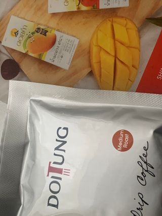 도이퉁 드립백 커피 60g 다크로스트 미디움로스트 — 4점을 준 리뷰어가 2021년 3월 올린 사용 사진