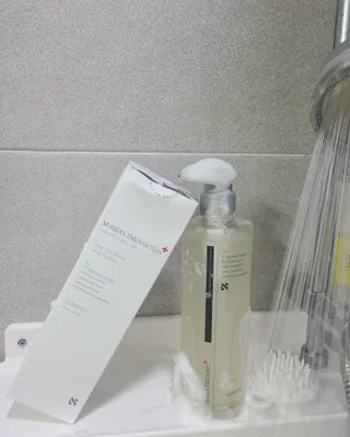 MOAMANEMUNAH 모아만에무나 플러스 두피 탈모 완화 기능성 샴푸 — 5점을 준 리뷰어가 2021년 8월 올린 사용 사진